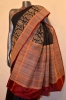 Exclsuive Black Thread Weave Handloom Banarasi Silk Saree
